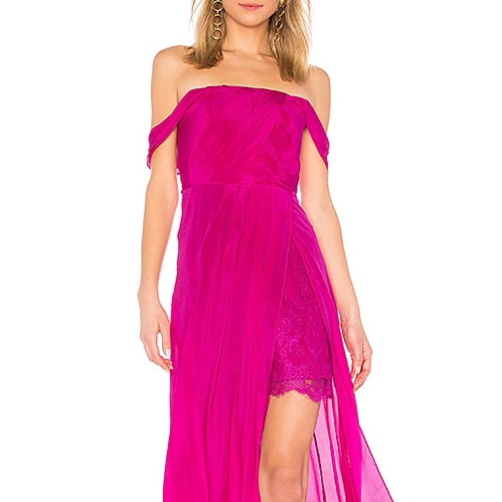 Aijek hot pink dress